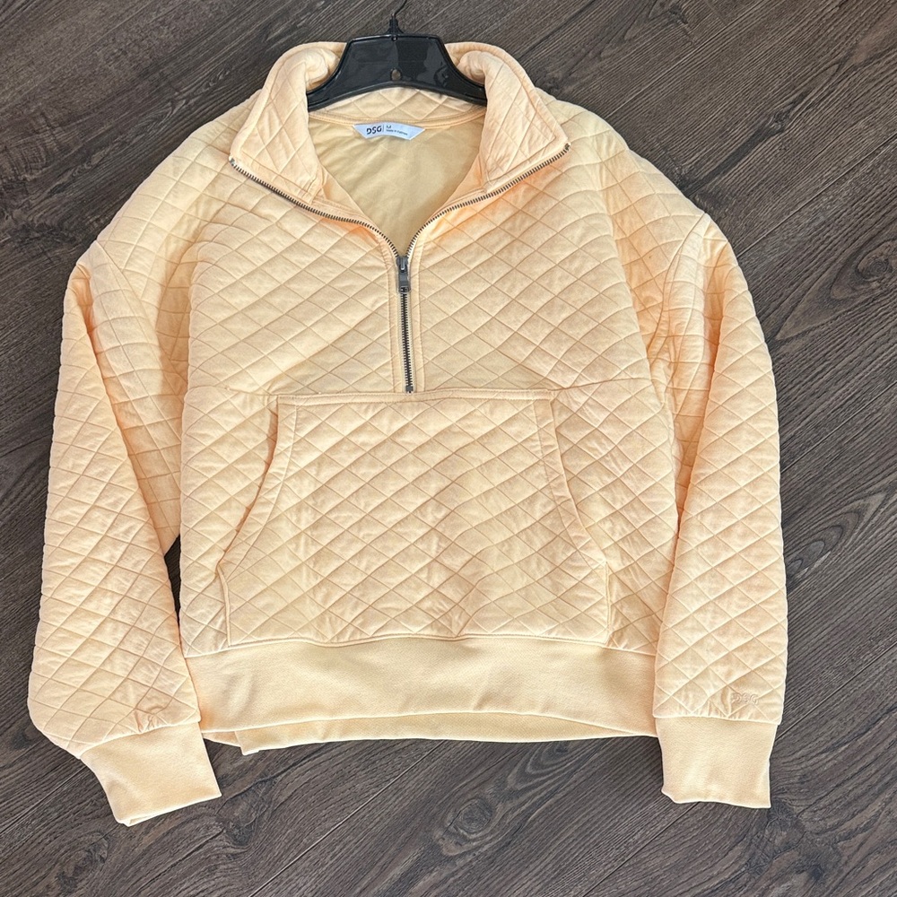 DSG NWOT ladies orange quarter zip Medium - Picture 2 of 6
